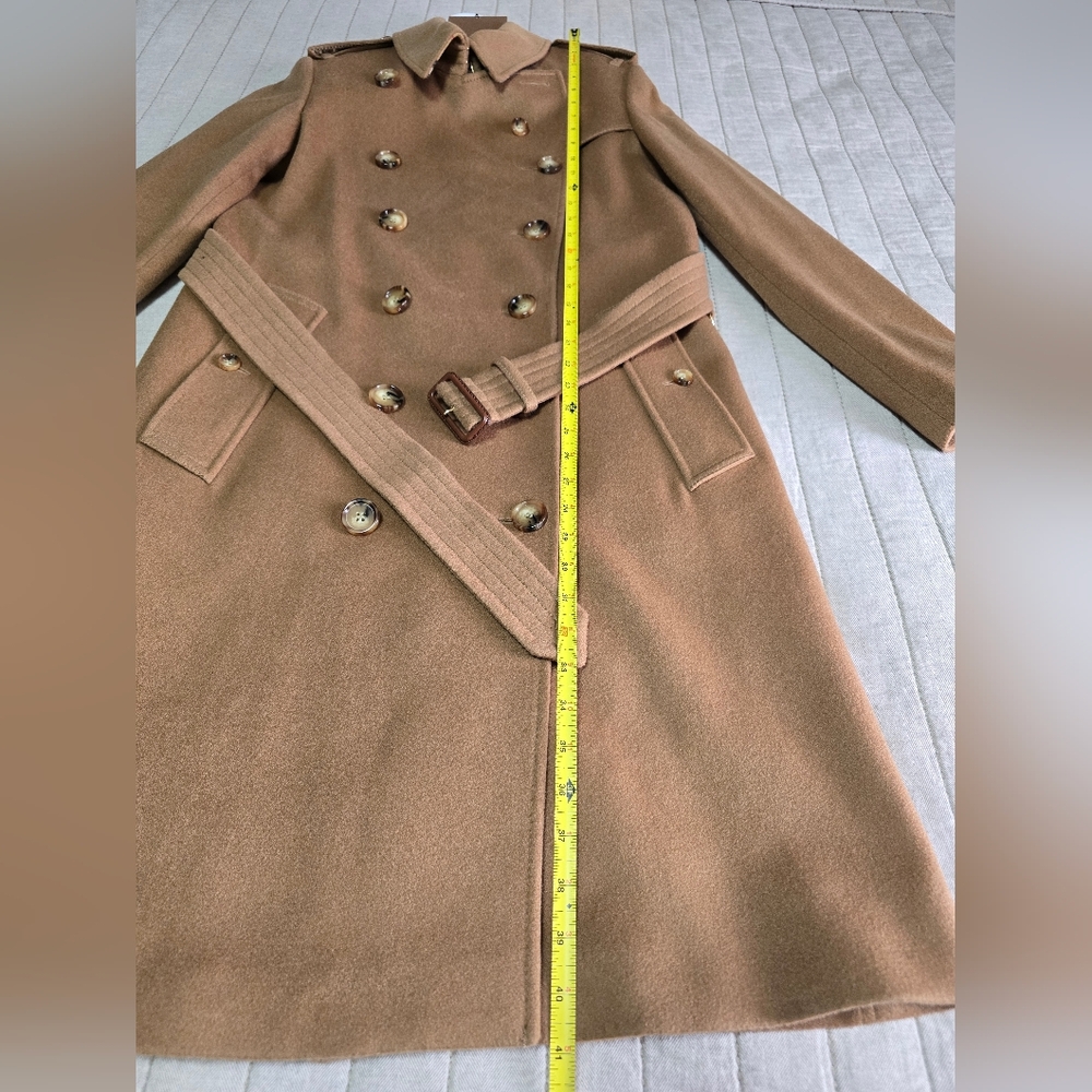 NWT BURBERRY Cashmere Double-Breasted Kensington Coat - Picture 14 of 16